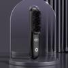 Portable Cordless Hair Straightener 2000mah Curling Brush 3 Levels Electric Rechargeable Negative Ion Wireless Comb