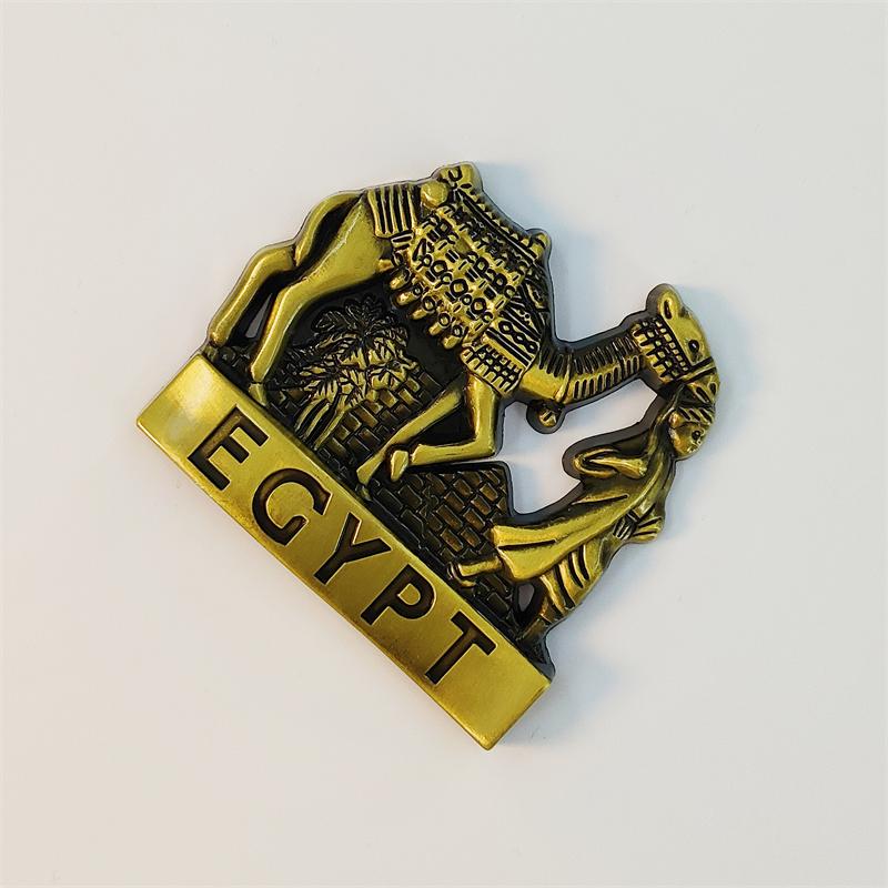 Egipto camello Pirámide 3D Estereoscópico Souvenirs de Turismo Decoración de Metal hogar Imanes para Refrigerador