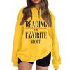 Women's Reading Is My Favorite Sport Sweatshirt