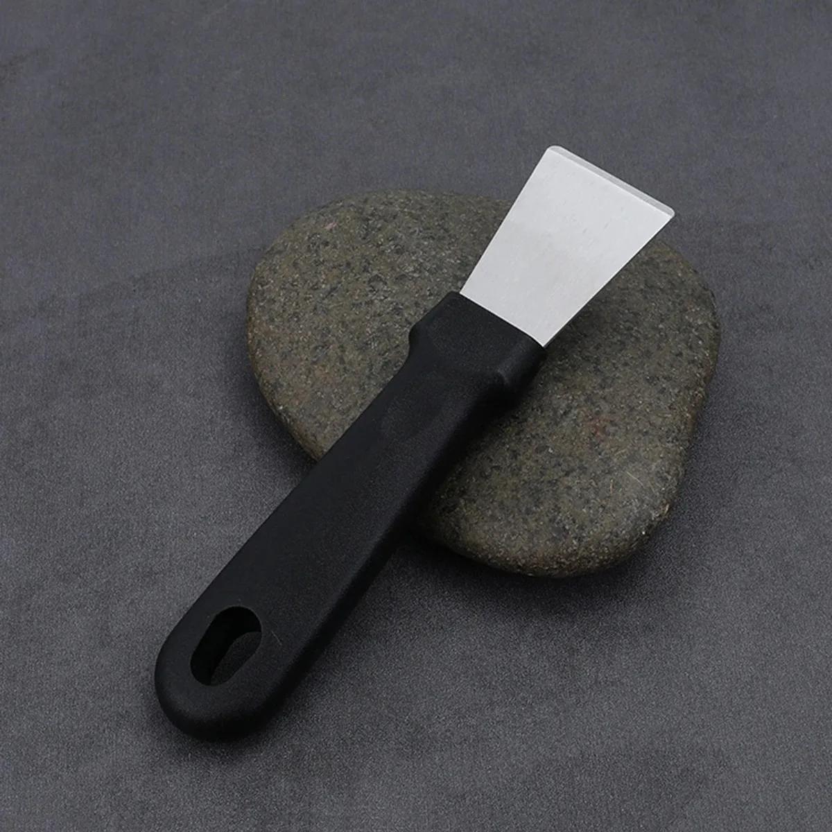 

Інструмент для зняття фарби, Очищення для видалення етикеток, наклейок, фарби зі скла та плити, Скребок, Кухонна лопатка для чищення чорний