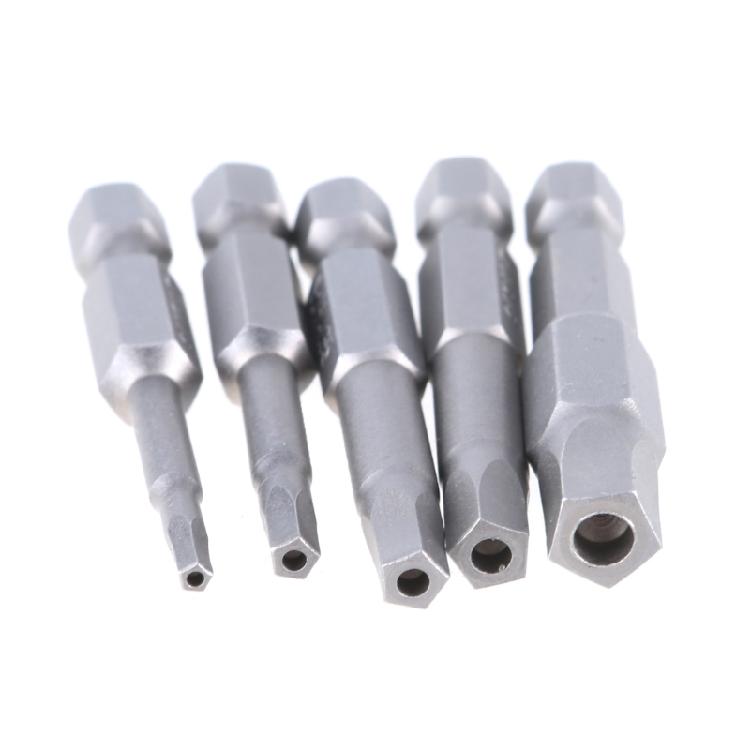Pentagonal Head Screwdriver Bit Set Strong Magnetic Suitable for Various Repairs 2.15-7.55 10PCS Different Size