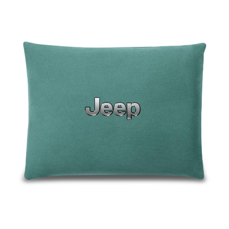Car Headrest Cover Auto Seat Cover Head Neck Rest Pillow For Jeep Grand Cherokee Wrangler JK Gladiator Compass Renegade Patriot