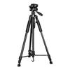 Camera Tripod Panoramic Ball Head 360 Degree Rotatable Feet 3 Section Portable SLR Camera Stand with Phone Clip 4.8ft