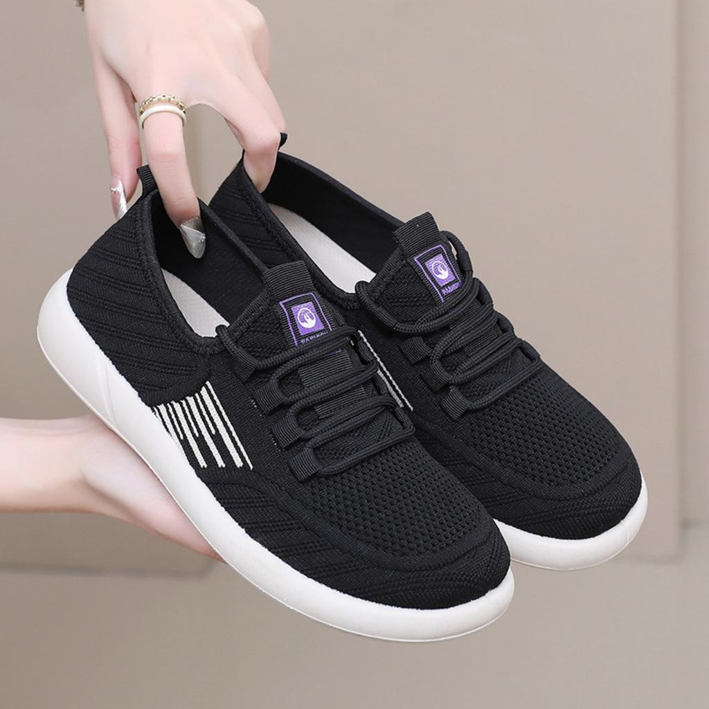 2025 New Fashion Casual Shoes Comfortable Women Breathable Antiskid Sneakers Men Mesh Flat Shoes