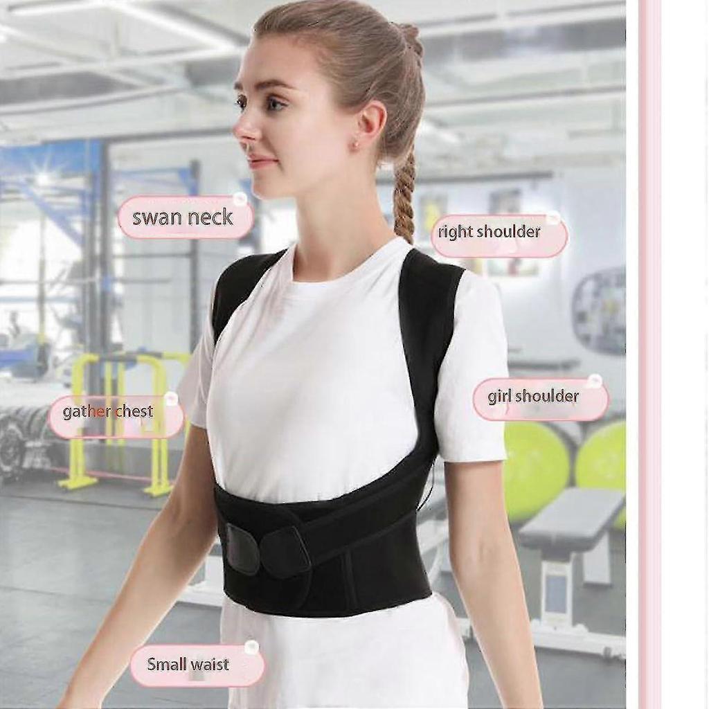 Adjustable Back Posture Belt Office Home Gym Unisex, Back Straightener Posture Corrector, Back Brace For Posture