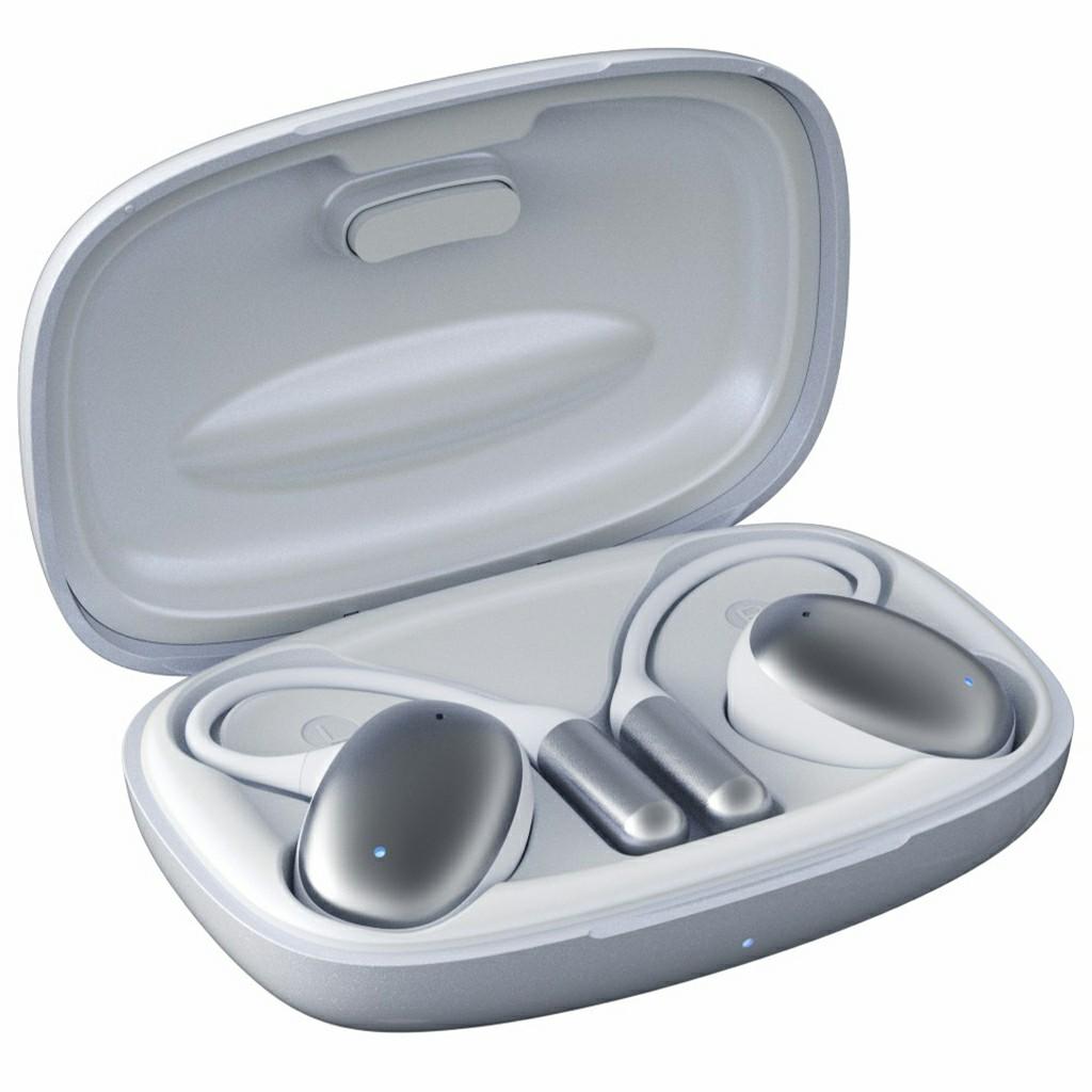 

F20 OWS Open Ear Wireless BT Earbuds Running Sports Active Noise Reduction Earphones White