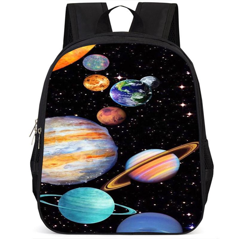 Spacious 15-inch Lightweight Oxford Cloth Backpack For Kids Unisex School Bag