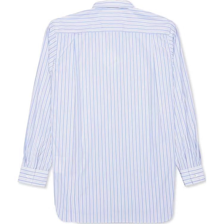 CDG Play Shirt Men's Blue White AX-B020-051-1