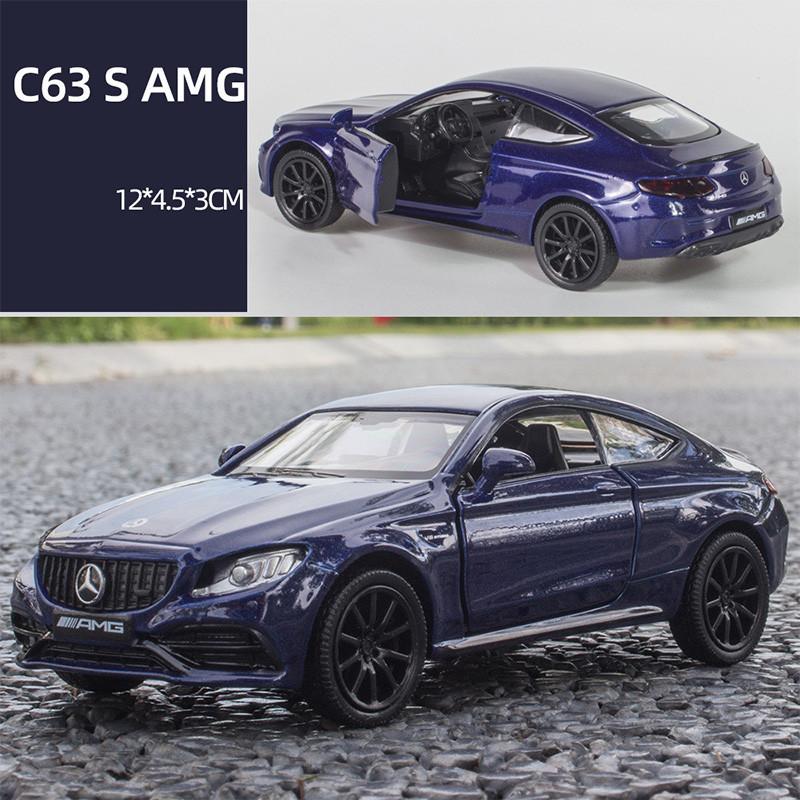 Mercedes 136 New Metal Toy Children Can Open The Door Pullback Car Model