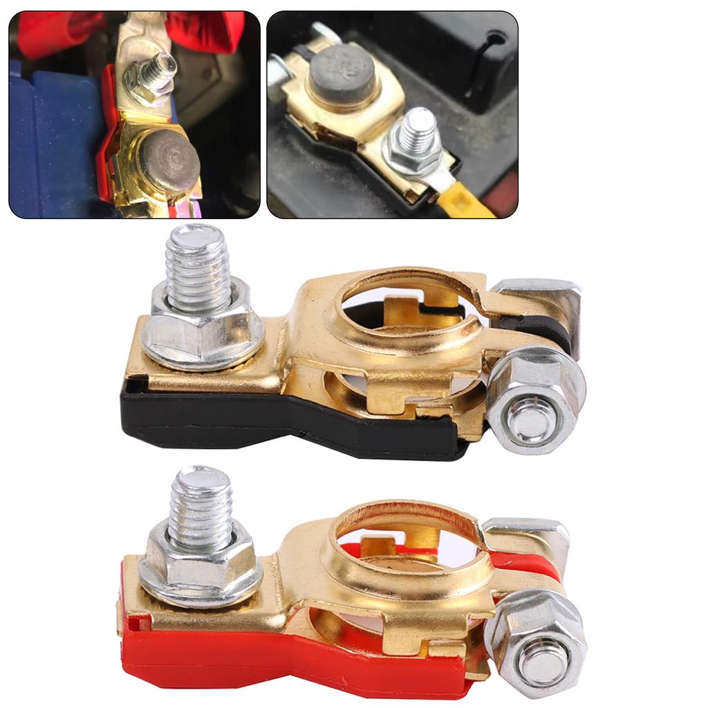 1 paar 12V 24V Automotive Auto Top Post Batterie Terminal Draht Kabel Klemme Clips Terminal Anschlüsse Schnell Release auto Zubehör