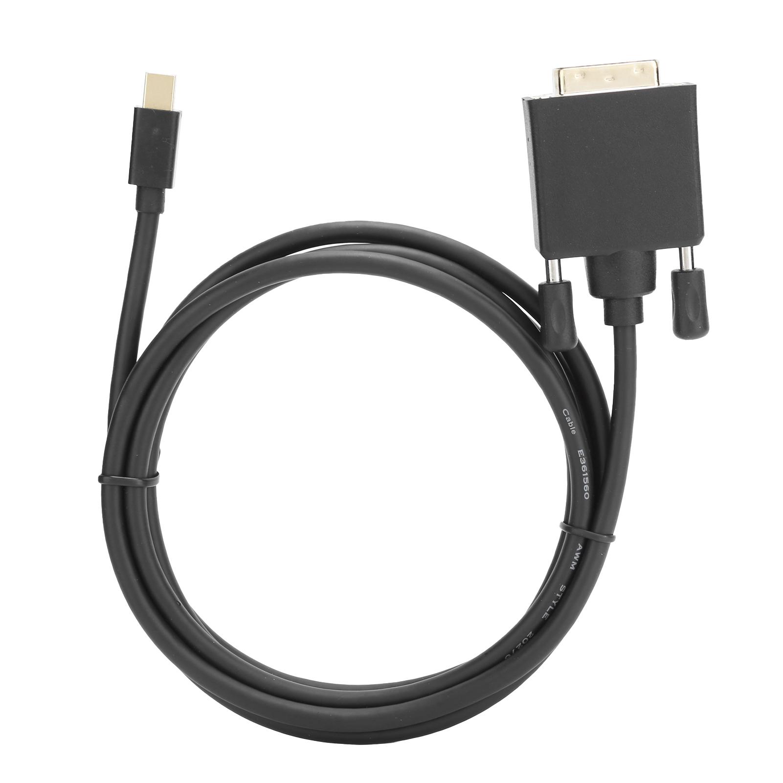 

Кабельный адаптер Mini DP-DVI с медным проводником 4K 1080P с корпусом из АБС-пластика
