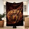 Bradford City AFC Print Tæppe - Blødt & Behageligt, til Soveværelse, Rejse, Sofa, Boligindretning - Fødselsdag Julegave til Ven