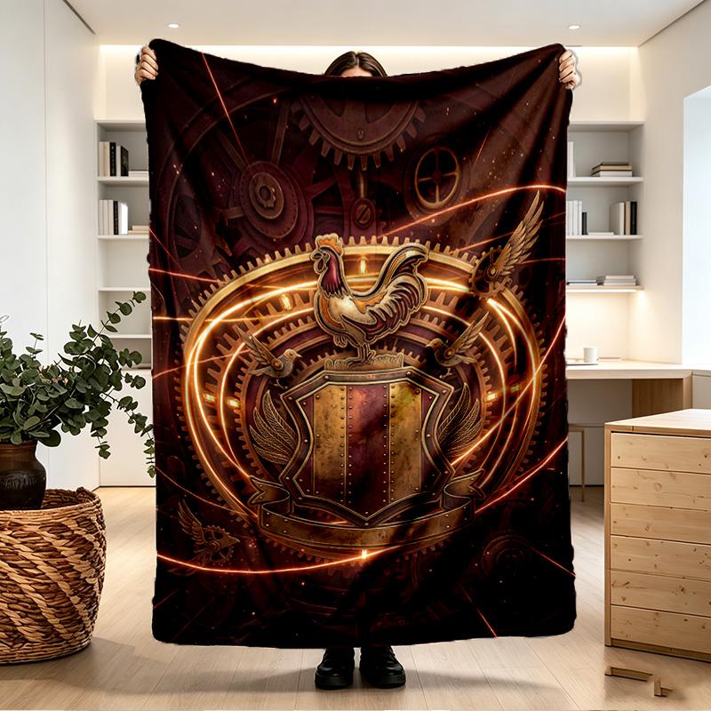 Bradford City AFC Print Tæppe - Blødt & Behageligt, til Soveværelse, Rejse, Sofa, Boligindretning - Fødselsdag Julegave til Ven