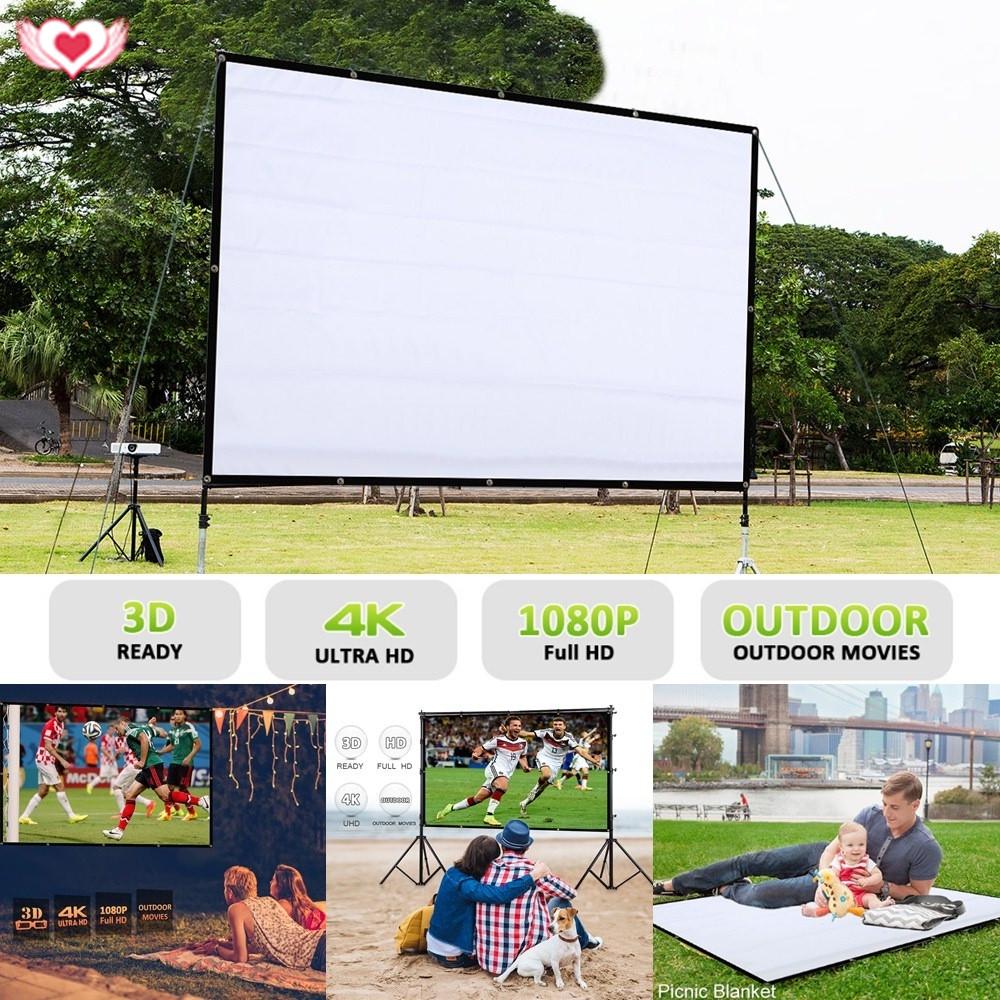 Movie Screen 60/72/84/100/120 Inch 169 Home Cinema Projector Screen