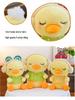 Little Yellow Duck Hoodie Plush Toy - Cute Headphone Duck Figure Doll for Claw Machines