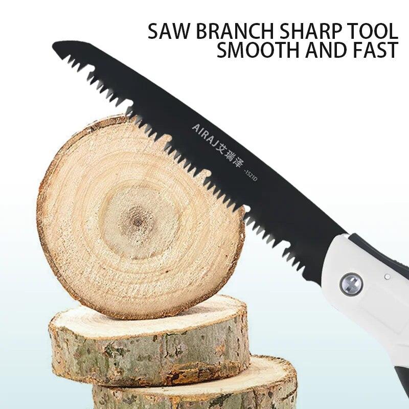 AIRAJ Woodworking Folding Saw Multifunction Cutting Wood Sharp Camping Garden Prunch Saw Tree Chopper KnifeHand Tools
