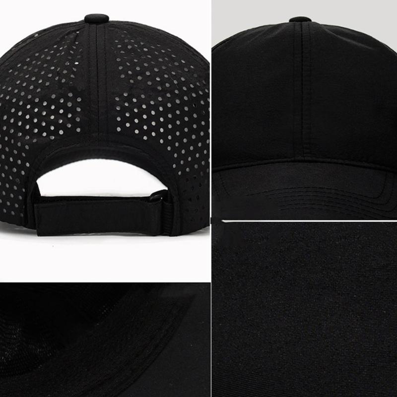 Fast Drying Baseball Cap With Airflow Design Comfortable Snapbacks Hat For Hiking Running Cycling Women Men Unisex