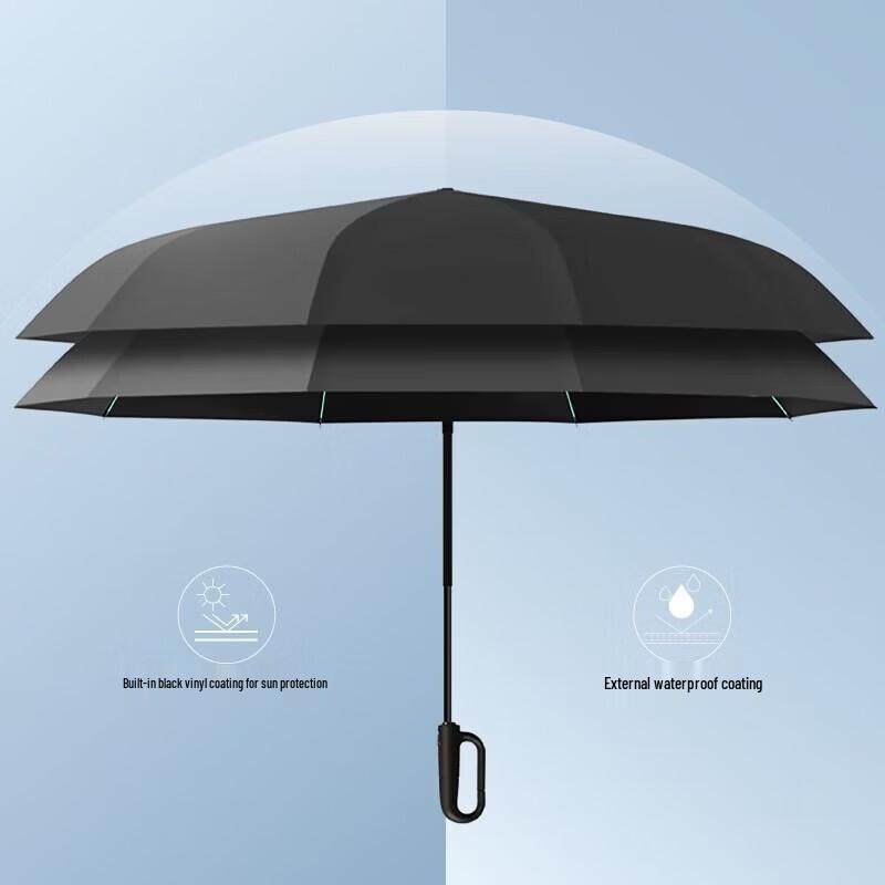 DASPAN Ring Buckle Automatic Sun & Rain Umbrella
