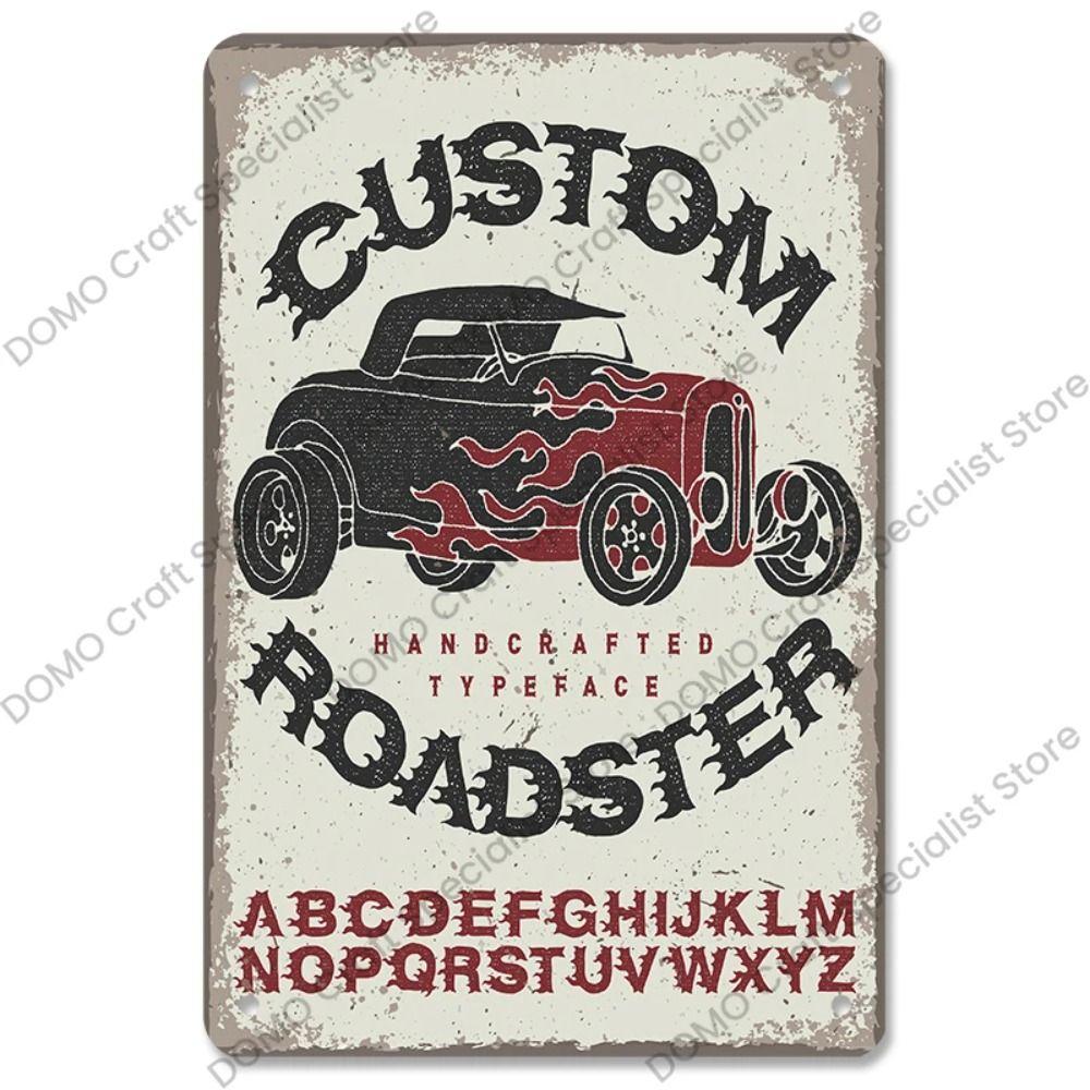 Vintage Metal Wall Sign 20x30 cm Decorative Tin Plate Home Decor