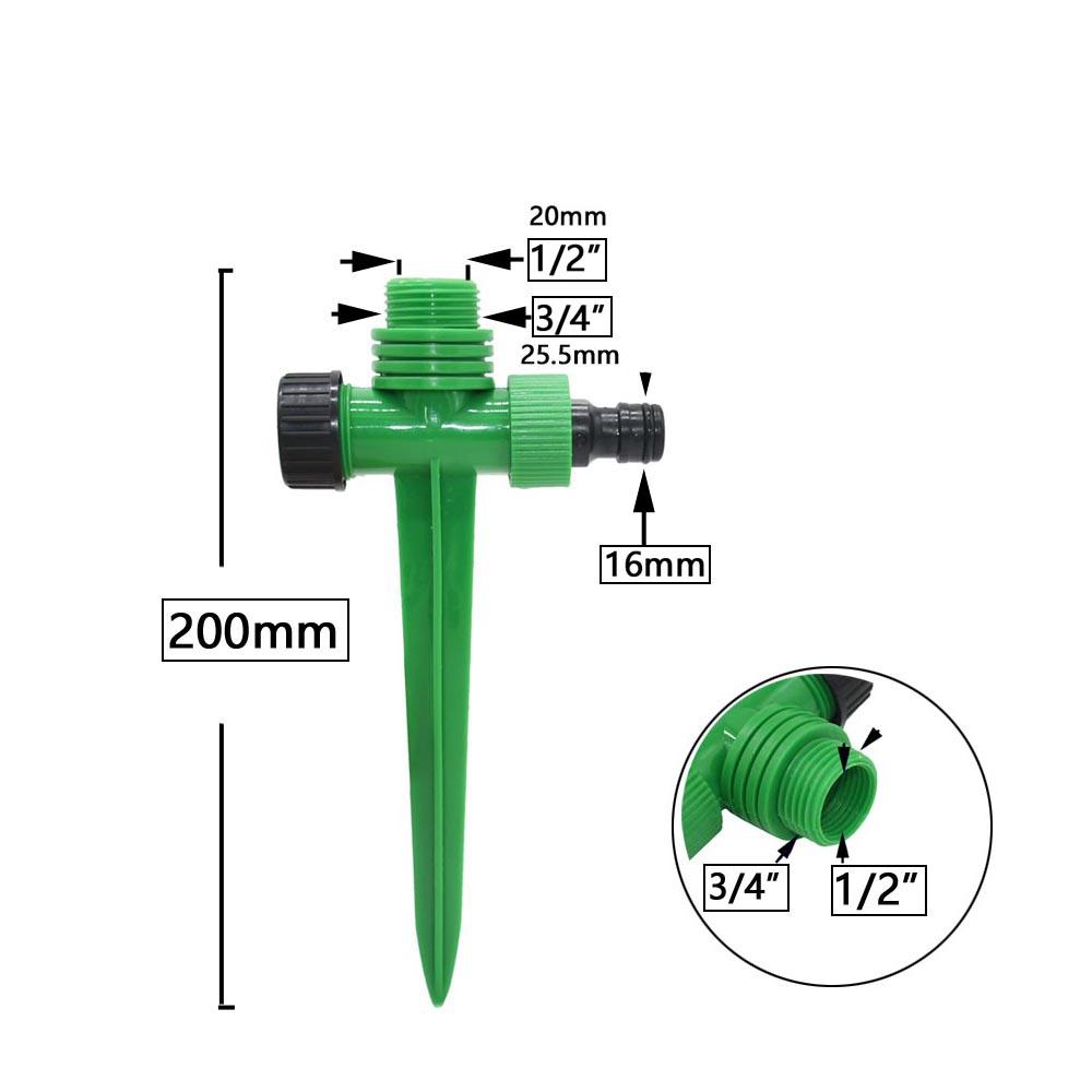 

Garden Watering Sprinklers Support 1/2 3/4 Male Female Thread Plastic Spike For Farm Lawn Rocker Nozzles Garden Irrigation