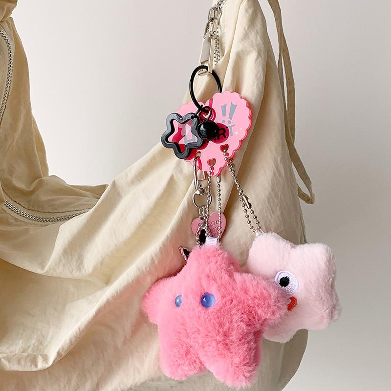 Cartoon Fruit Keychain Lemon Pear Apple Charm Pendant Diy Keyring Jewelry For Girl Women Gift Bag Decoration