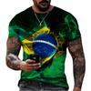 Fashion Versatile Top Casual Loose Men's Printed Short-sleeved T-shirt Comfortable Simple T-Shirts Men’s