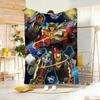 Hit Anime M-Metal C-Cardbot Throw Lightweight 240G Flannel Blanket Soft Skin-Friendly For Summer Cooling