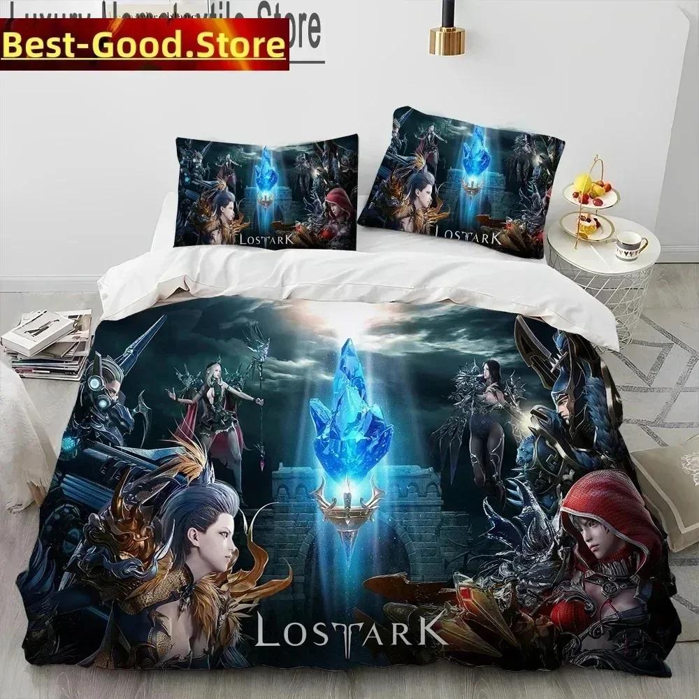 3D Print Lost Ark Game Bedding Set Printed Bed Set With Pillowcase Bed Duvet Cover Soft Queen King Size Bedclothes Home