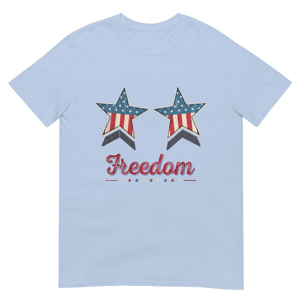 Funny Freedom 4th Of July Matching Couple Tshirt S