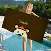 C-Calvin And H-Hobbes Bath Towel Microfiber Soft Water Absorbing Breathable For Girl Kids Decorative Cartoon Beach Towel