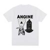 2026 Heißes Rockband Angine De Poitrine T-Shirt Weiche Baumwolle Album Cover Grafikdruck T-Shirts Mode Damen Herren Vintage Top Hip Hop Streetwear T-Shirt