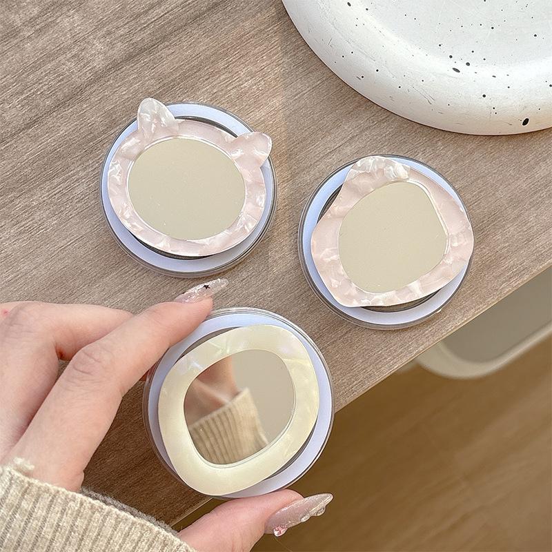 Simple Portable Mirror, Mobile Phone, Airbag Bracket, Desktop Telescopic Bracket, Magnetic Makeup Mirror, Girl Ring Buckle.