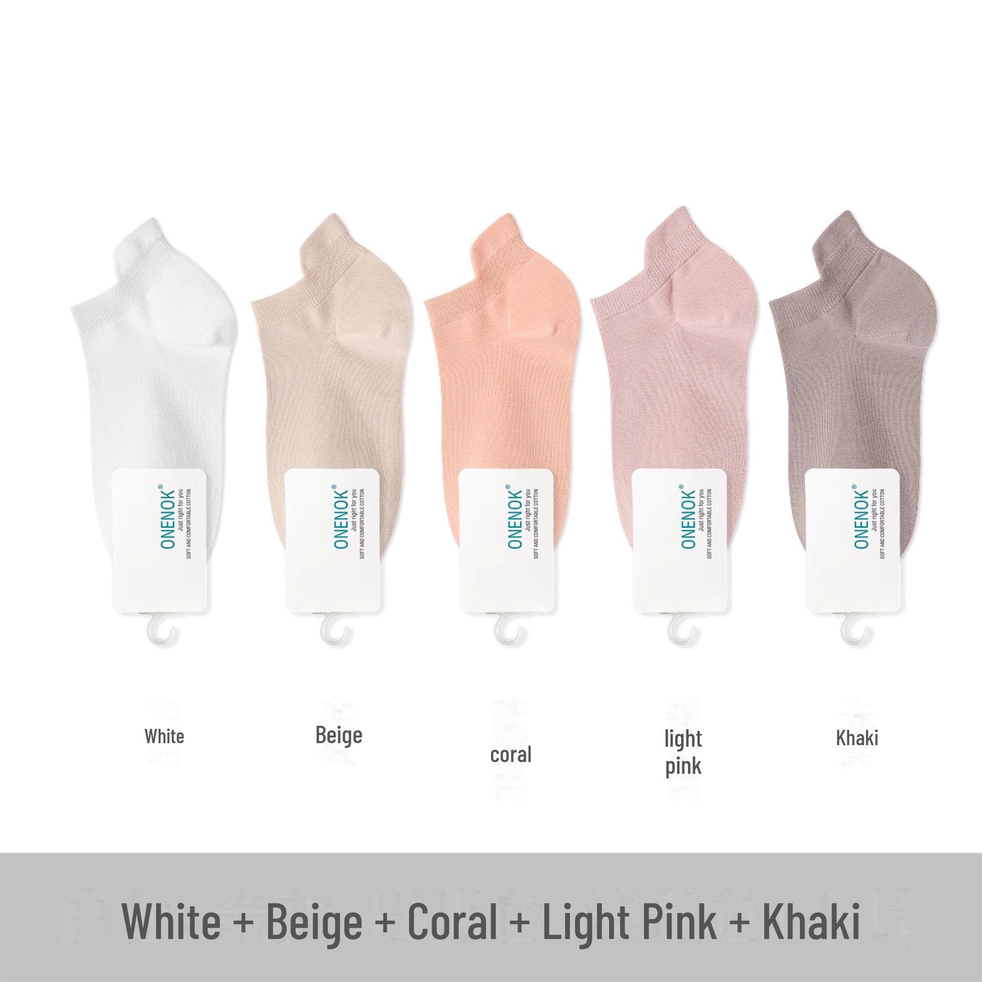 

Women s Spring & Summer Thin Cotton No-Show Socks - Non-Slip, Invisible, Short Boat Style One Size