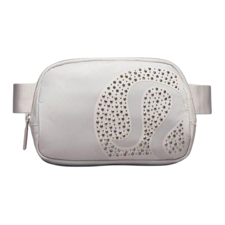Lululemon Everywhere 1L Adjustable Logo Waist Bag Unisex Waist Bag Light-Gray LU9BGYS Light Gray
