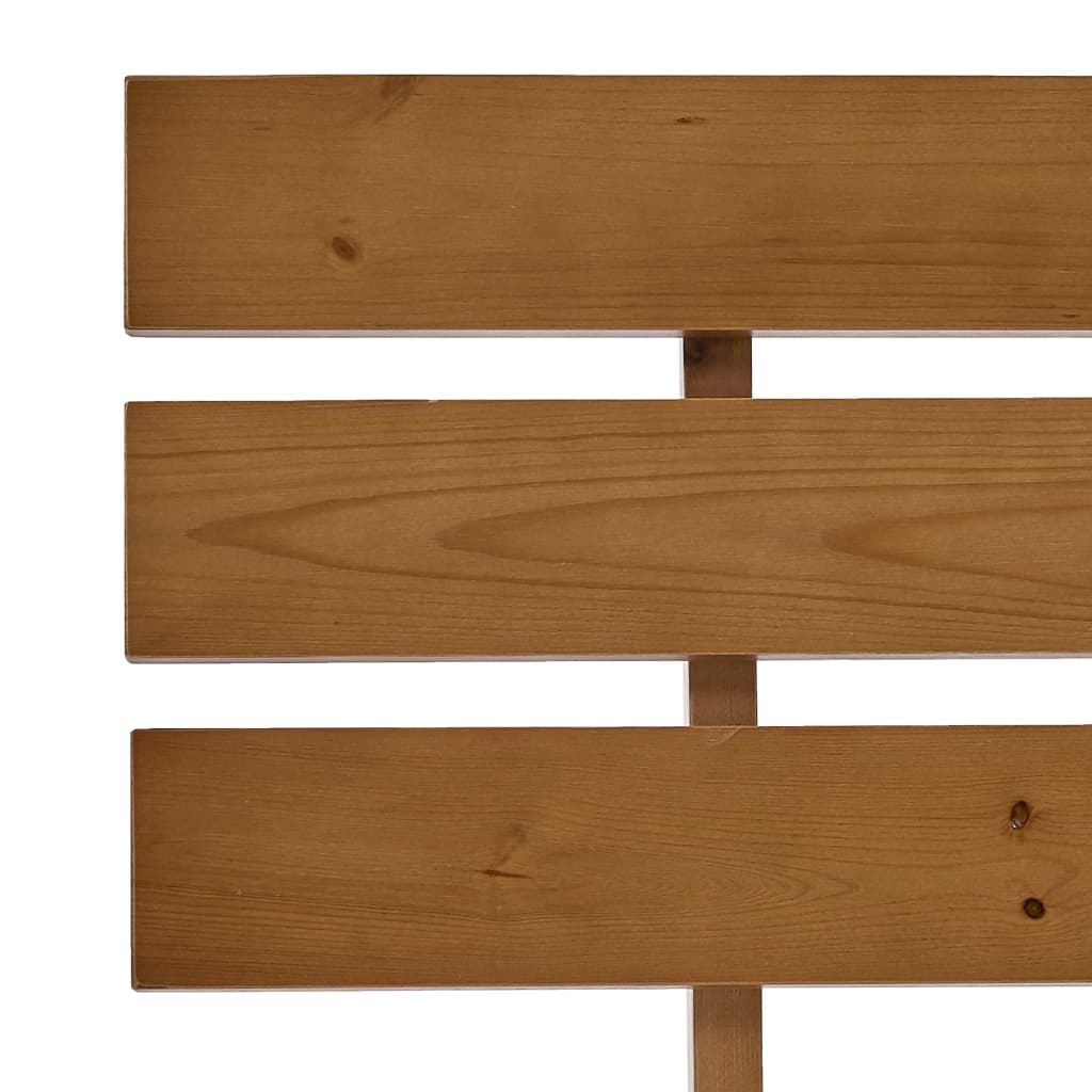 Solid Wood Bed Honey Brown Pine 100 x 200 cm
