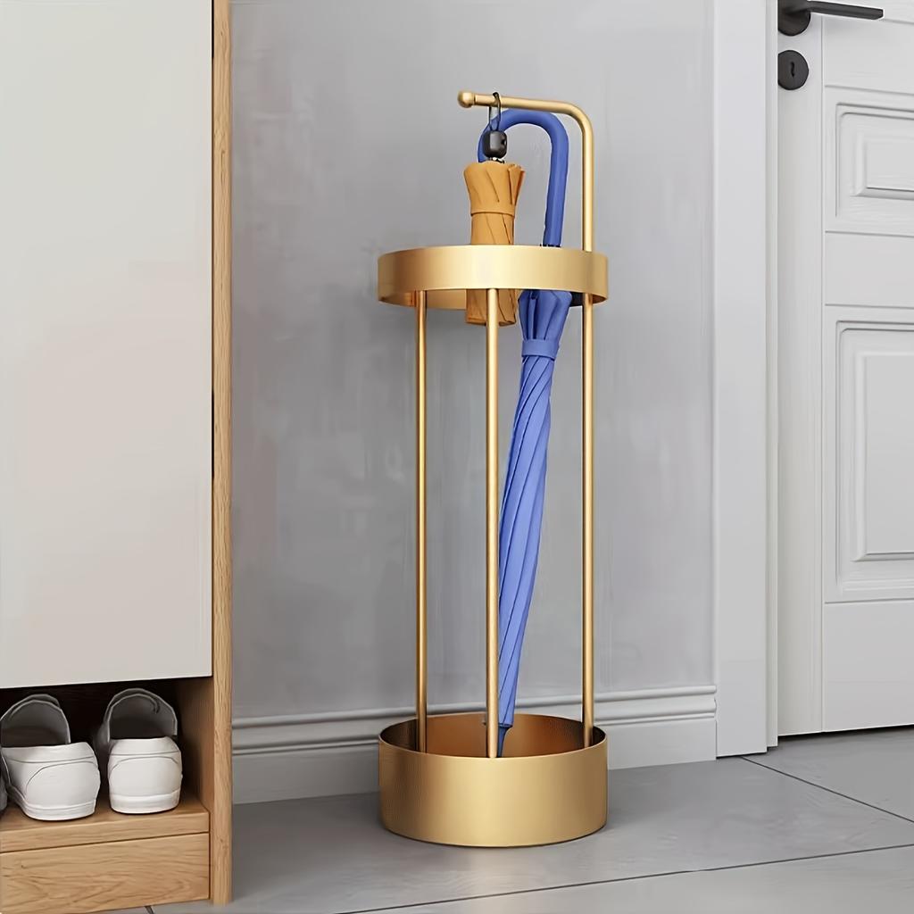 Nordic Style Metal Umbrella Stand Crutch Stand Homeschool and Commercial Use Umbrella Stand at Entrance Freestanding Umbrella Storage