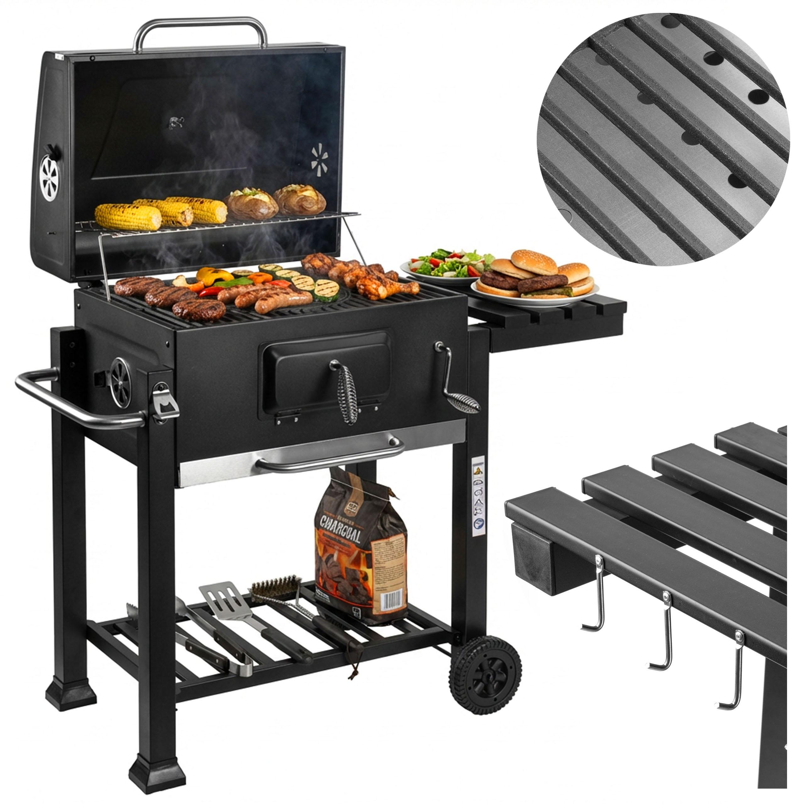 VULCAN charcoal garden grill with a