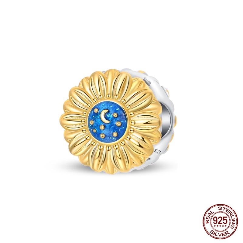 New Copper Fashion Glowing Space Astronaut Spaceship Charms Beads Fit Brand Original Bracelet Diy Jewelry Gift