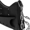 Maison Margiela Snatched Classic Minimalist Zipper Closure Grain Calfskin Crossbody Shoulder Bag Super Mini Women bags Black SB1WG0055P4745T8013