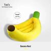 Cozy Banana Bed for Cats and Dogs - Warm, Removable, and Washable Pet Mat