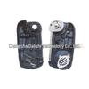 Faltbare 3-Tasten-Autoschlüsselhülle für Ford-Fernbedienung, unmarkiert und exportbereit