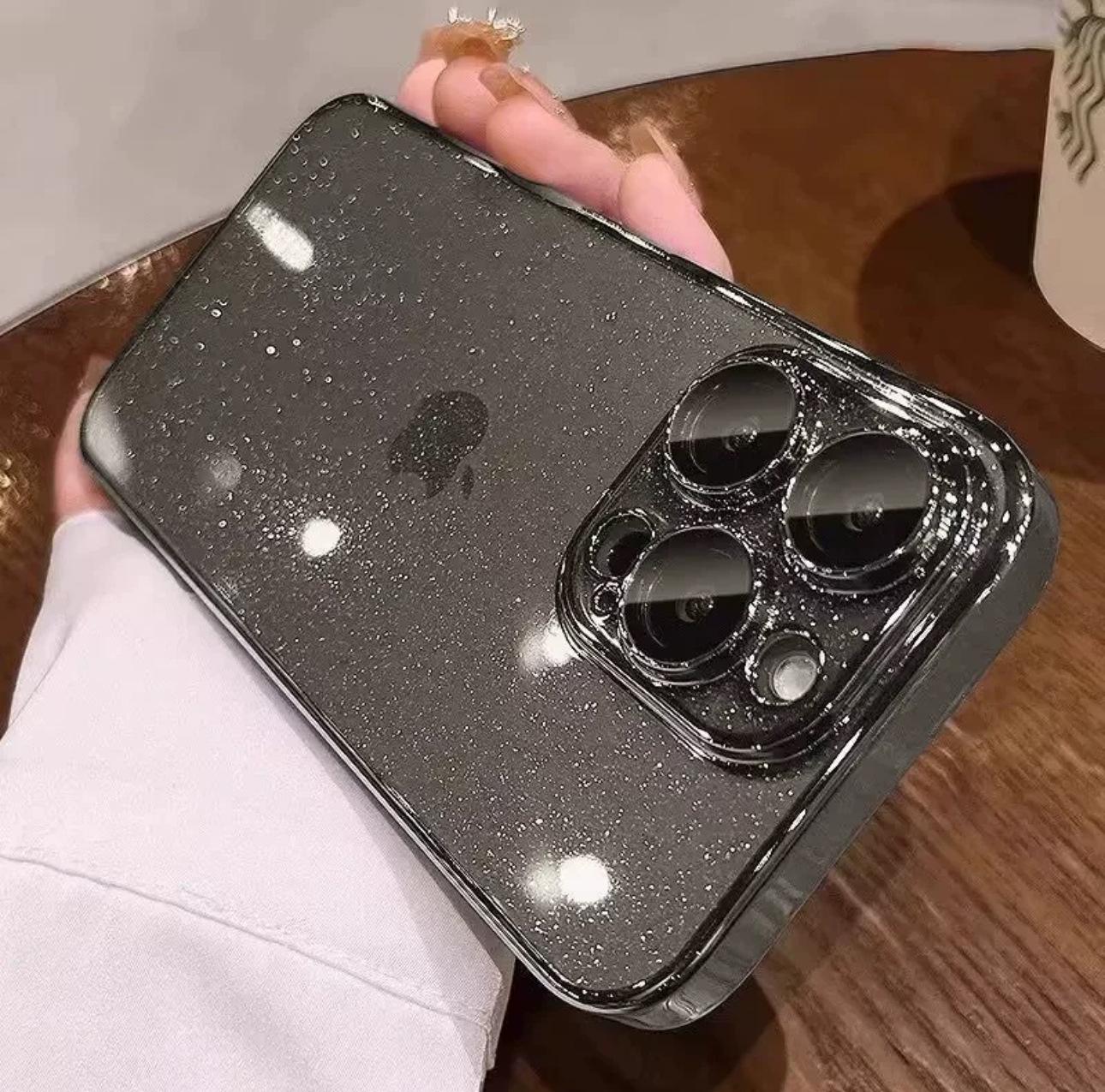 

Glitter Transparent Drop-proof Case with Lens Film for iPhone 16/17 Pro Max iPhone 13 Pro