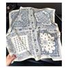 Korean Style Thin Square Scarf Elegant Women Fashion Decorative Neck Scarf
