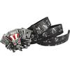 Trendy Skull Alloy Silver Buckle Embossed Belt Playing Card Buckle Fashion Youth Trouser Belt