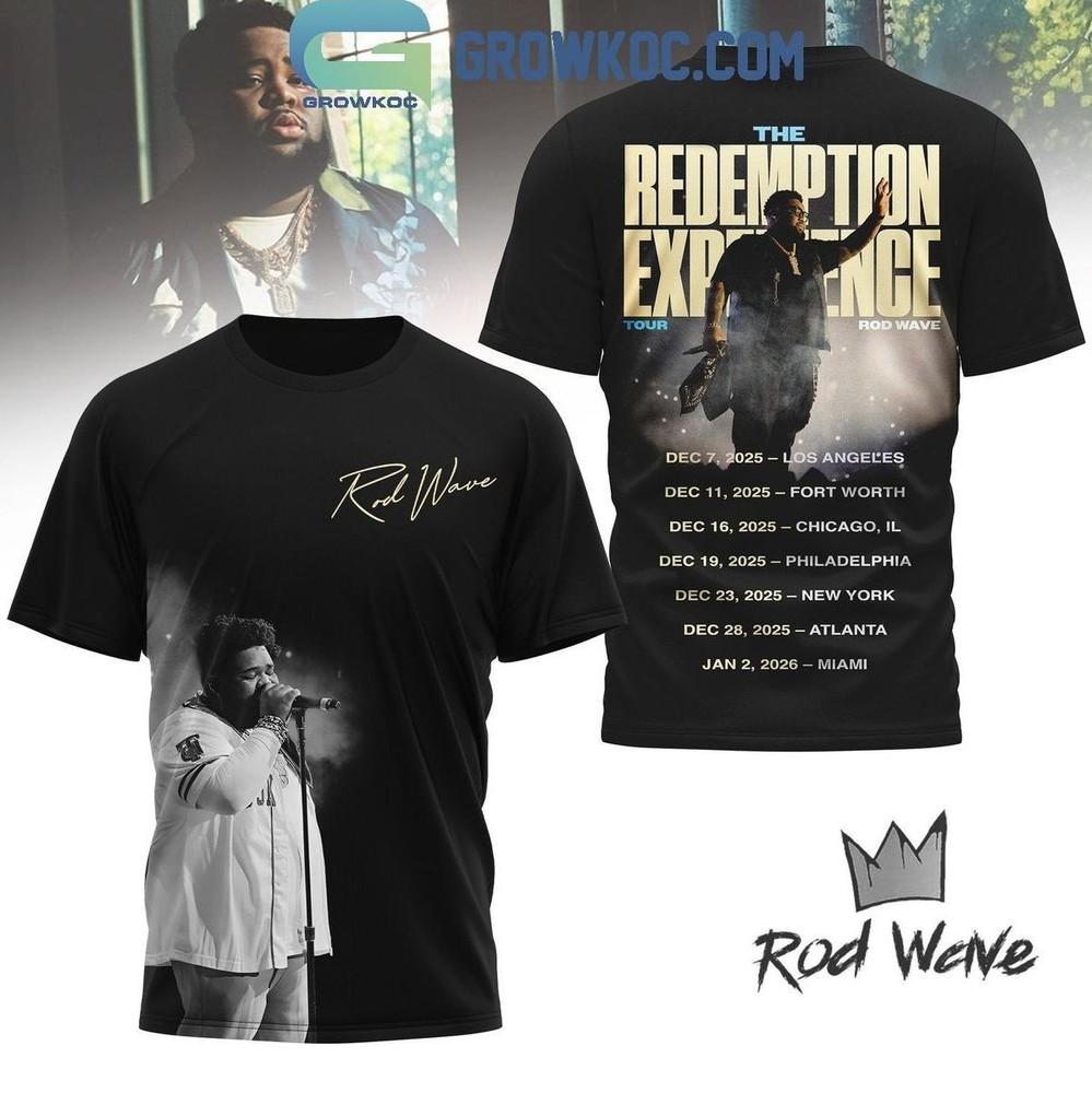 Rod Wave The Redemption Experience Tour 2026 3D T-Shirt Unisex T-Shirt XXL