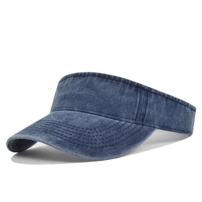 New Summer Autumn Visors Denim Women Summer Outdoor Sport Sun Baseball Cap Hat for Golf Hiking Tennis Running Man Sunscreen Cap