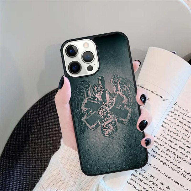 Emergency Medical Star of Life Phone Case Cover For IPhone 18 17 Air 15 16 16e 13 14 12 11 Pro Max For Apple Plus fundas