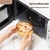 High Borosilicate Amber Glass Food Storage Bowls (2-Piece Set)
