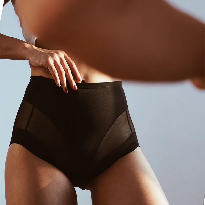 Womens Slimming Panties High Waist Tummy Control Briefs Female Trainer Shaping Underpants Butt Lifter Shapewear Underwear S-XXXL