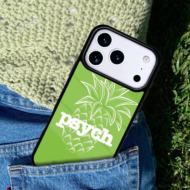 Psych Pineapple Mobile Phone Case Compatible with IPhone 17 16 15 14 13 12 11Pro Max 17 Air Cover